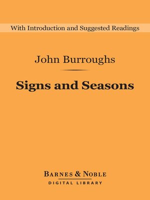 cover image of Signs and Seasons (Barnes & Noble Digital Library)